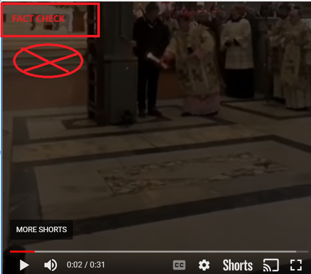 ಪ್ಯಾರಿಸ್ ನ ಚರ್ಚ್‌ನಿಂದ ಒಲಂಪಿಕ್ ಜ್ಯೋತಿ ಬೆಳಗಿದ್ದನ್ನು ಈ ವೀಡಿಯೊ ತೋರಿಸುತ್ತದೆಯೇ? ಸತ್ಯ ಪರಿಶೀಲನೆ