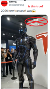 ಈ ವೈರಲ್ ವೀಡಿಯೊ ನಿಜವಾಗಿಯೂ 2026ರಲ್ಲಿ ಹೊಸ ರೋಬೋಟಿಕ್ ಸಾರಿಗೆ ವಿಧಾನವನ್ನು ತೋರಿಸುತ್ತದೆಯೇ? ಸತ್ಯ ಪರಿಶೀಲನೆ